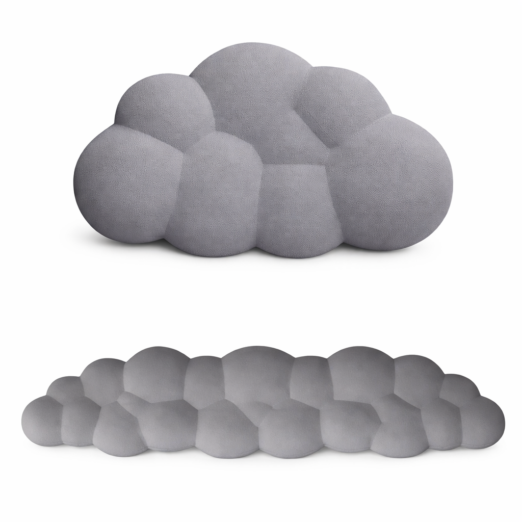 Ergonomic Cloud Memory Foam Wrist Rest for Keyboard & Mouse – Anti-Slip Desk Support Set