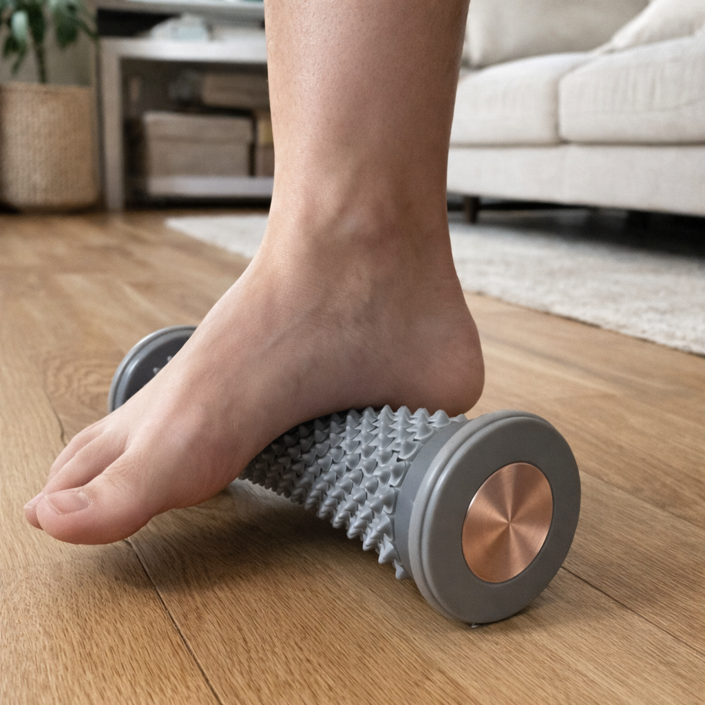 Plantar Fascia Foot Massager Roller – Deep Tissue Foot Relief & Muscle Recovery