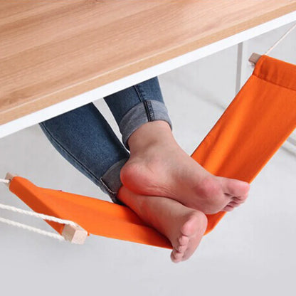 Adjustable Under-Desk Foot Hammock for Office & Home Comfort – Hanging Foot Rest