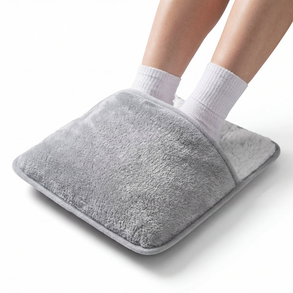 USB Heated Foot Warmer for Home & Office – Plush Electric Foot Heater | Marlo