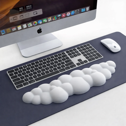 Cloud Memory Foam Keyboard Wrist Rest – Ergonomic Anti-Slip Support for Desk & Gaming